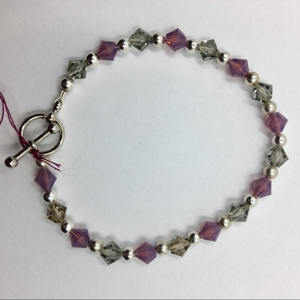 Handmade Swarovski crystal bracelet